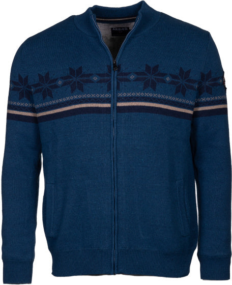 Arbaer Antoine Norwegian trui heren donkerblauw maat L