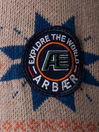 Arbaer Antoine Norwegian trui heren zandkleurig maat M