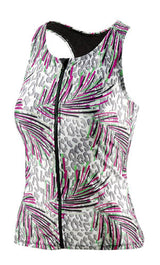 Beco Tanktop BEsuit dames D-cup polyamide elastaan roze groen mt 36