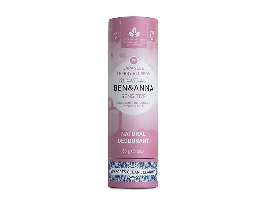 Ben Anna Deodorant in Papiertube Sensitive Cherry Blossom 60 gram