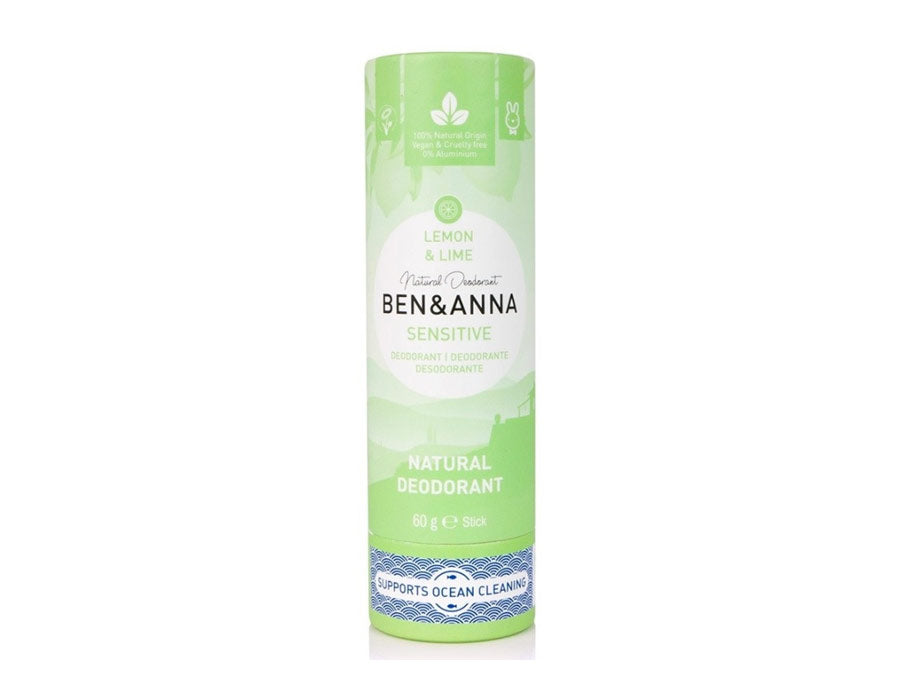 Ben Anna Deodorant in Papiertube Sensitive Lemon Lime 60 gram