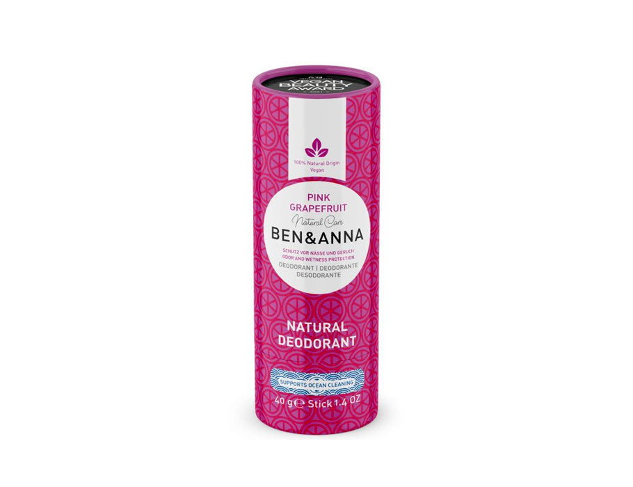 Ben Anna Deodorant in Papiertube Pink Grapefruit 40 gram