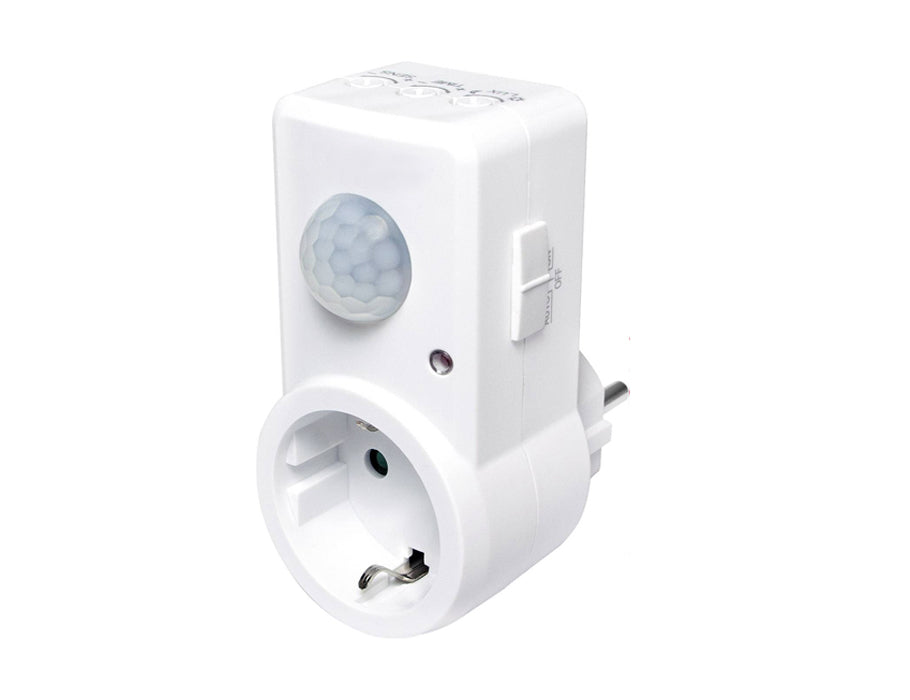 Q-Link PIR Bewegingsmelder plug-in wit