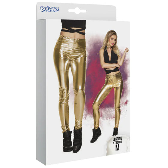 Boland Legging Glance Dames Goud Maat M