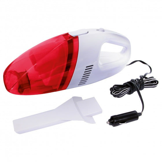 Carpoint Autostofzuiger 12V 60W 36 cm wit rood