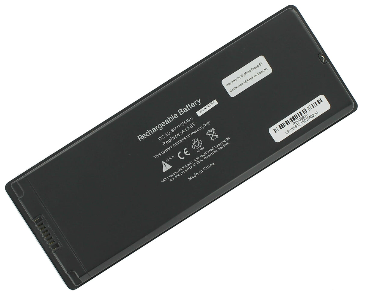 Replacement MacBook Laptop Accu 5100mAh Zwart