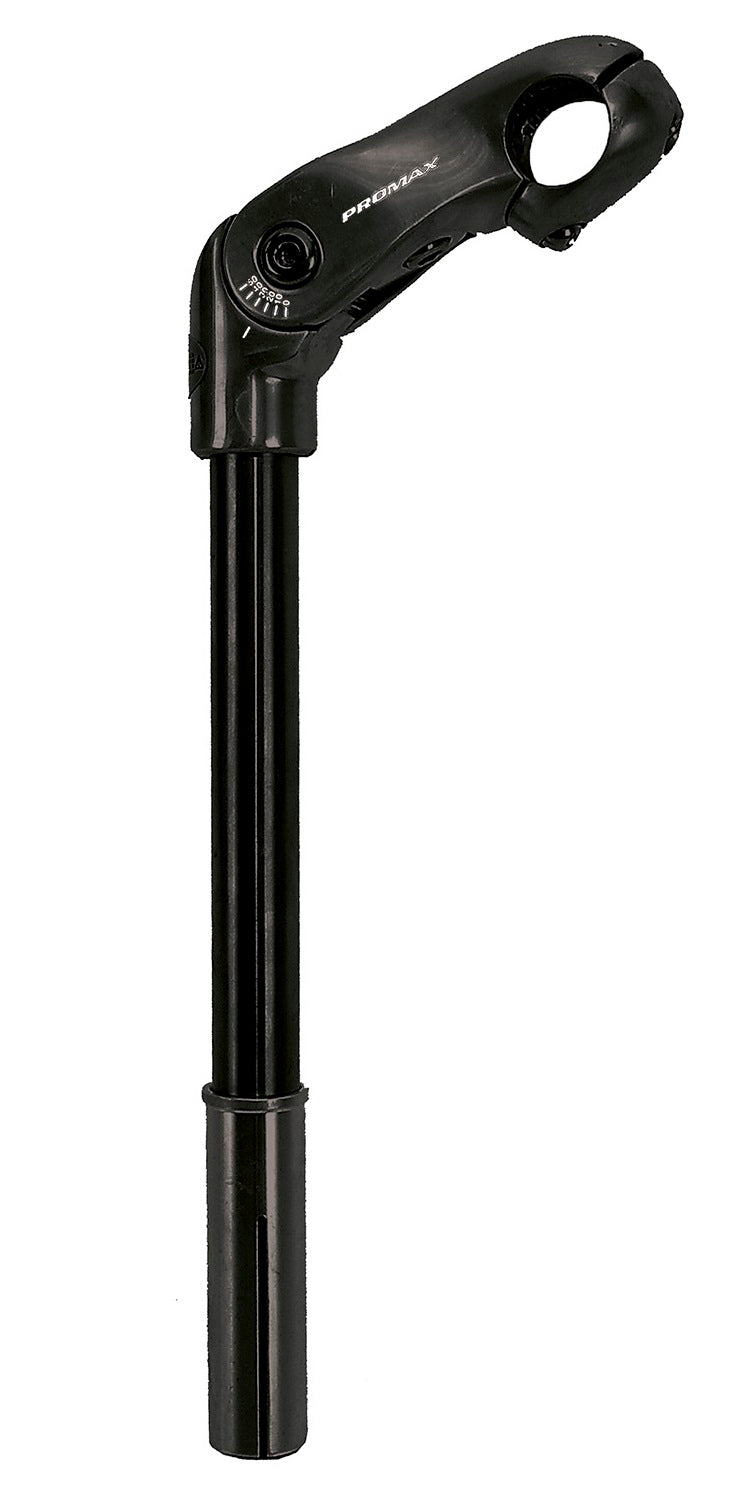 Pro max stuurpen verstelbaar 300mm 22.2 25.4 + adapter zwart