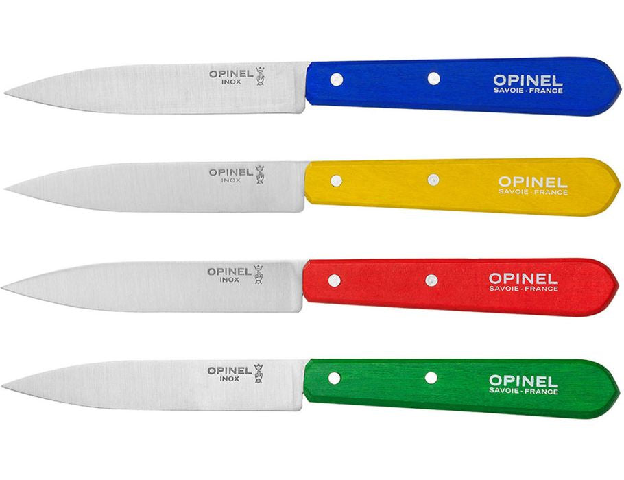 Opinel Keukenmessen set van 4 kleuren Nr.112