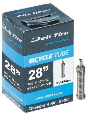 Deli Tire Tire binnenband dv17 28 inch 28x1 5 8x1 3 8 37 42-622 45 mm