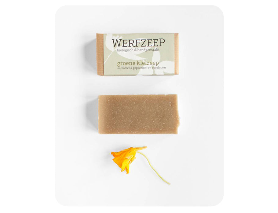 Werfzeep Werfzeep Groene Klei 100 gr