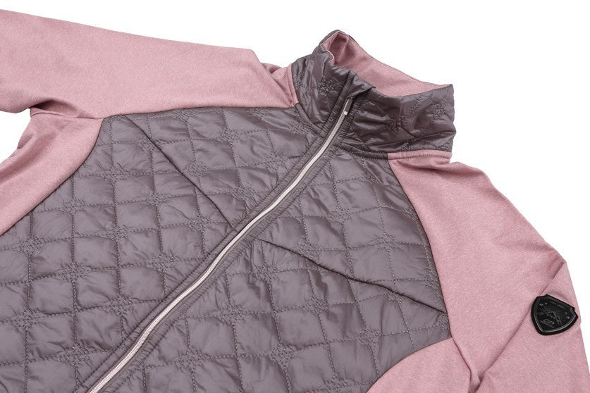 Hannah Outdoorvest Elsa dames polyester roze grijs maat 36