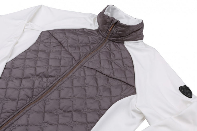 Hannah Outdoorvest Elsa dames polyester wit grijs maat 44