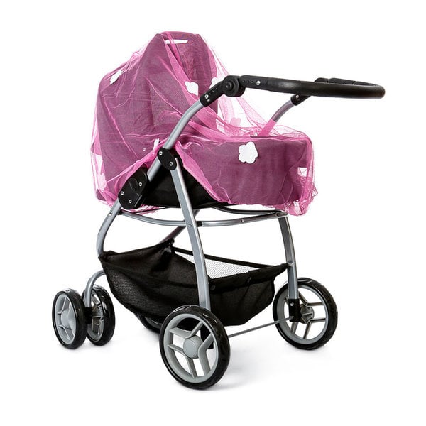 Insectennet voor Poppenwagen roze