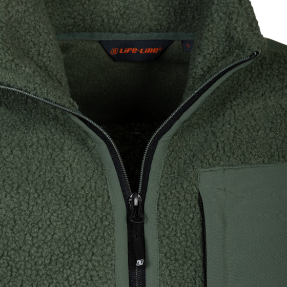 Life line Artic Sherpa Fleece Jack heren groen maat XL
