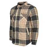 Life line Jervis Padded Flannel Shirt heren beige maat 4XL