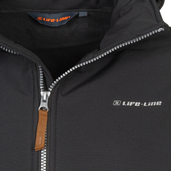 Life line Kasper softshell jacket heren zwart maat XXL