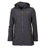 Life line Kya softshell parka dames donkergrijs maat XXL