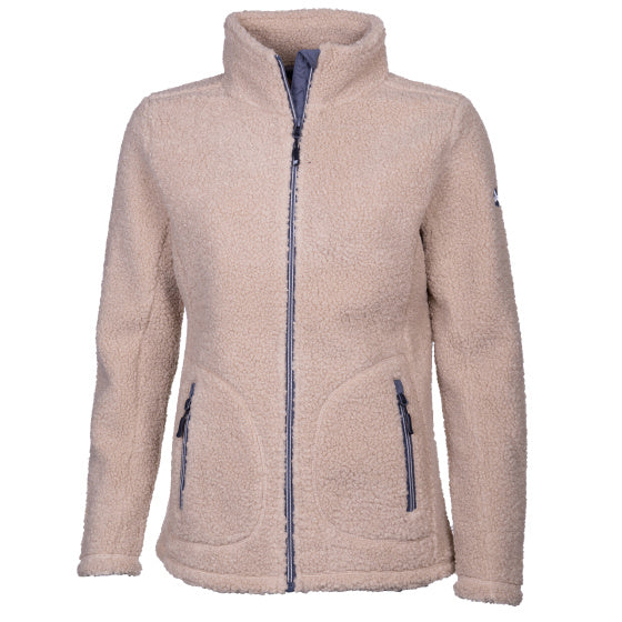 Life line Lorne Sherpa Fleecejas dames beige maat 3XL
