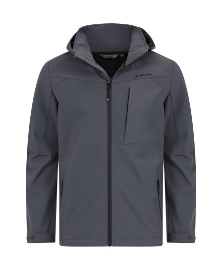 Life line Murray Softshell Jacket heren grijs maat M