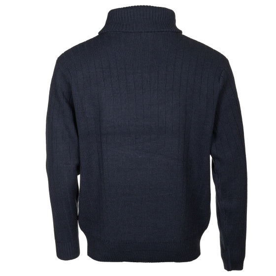 Life line PL Kotterstrui heren knit half zip blauw maat M
