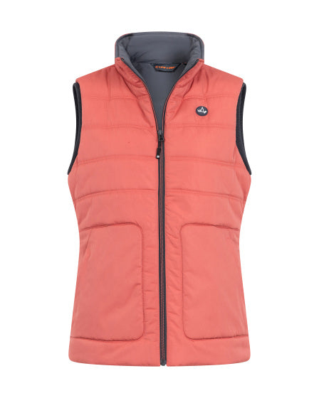 Life line Tully Fake Down bodywarmer dames rood maat XL