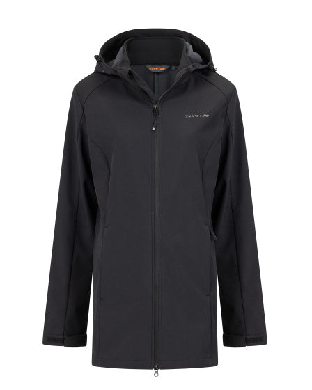 Life line Wellington Softshell Parka dames zwart maat M