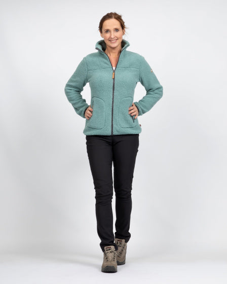 Life line Wendy fleecevest dames groen maat 3XL