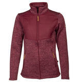 Life line Willemijn fleecevest dames bordeaux maat S