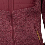 Life line Willemijn fleecevest dames bordeaux maat 4XL