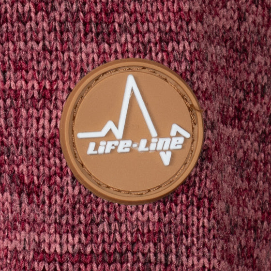Life line Willemijn fleecevest dames bordeaux maat L