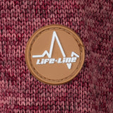 Life line Willemijn fleecevest dames bordeaux maat L