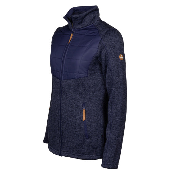 Life line Willemijn fleecevest dames donkerblauw maat 3XL
