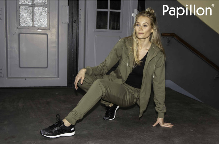 Papillon Sweat pants cuff dames camouflagegroen maat XXL