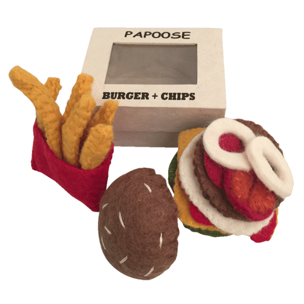 Papoose Toys Papoose Toys Burger and Chips