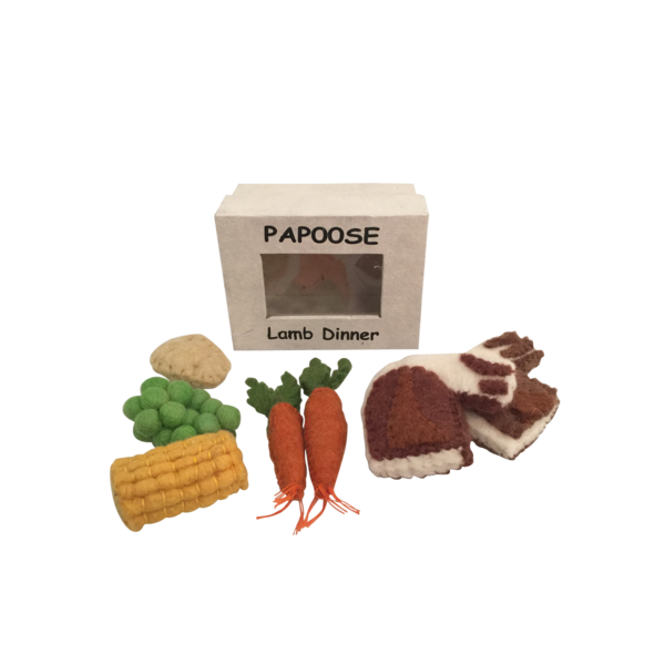 Papoose Toys Papoose Toys Felt Food Lamb Dinner