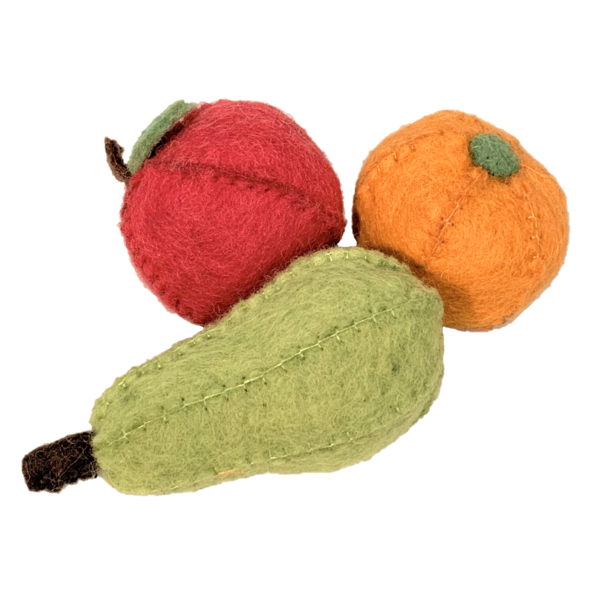 Papoose Toys Papoose Toys Fruit Apple, Pear, Orange