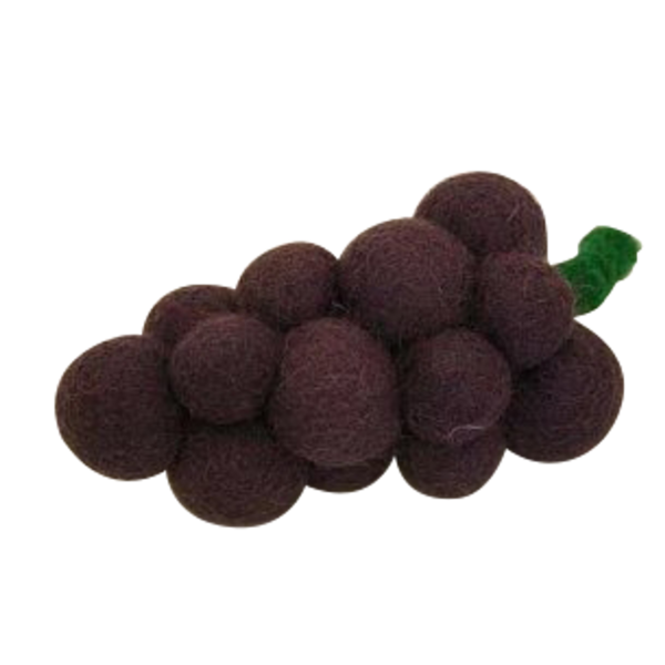 Papoose Toys Papoose Toys Fruit Red Grapes Bunch