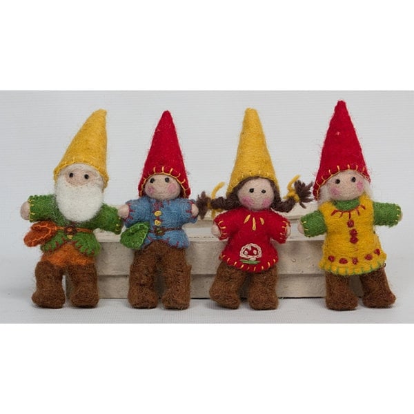 Papoose Toys Papoose Toys Gnome Family 4pc