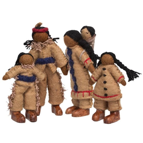 Papoose Toys Papoose Toys Native American Family 5pc