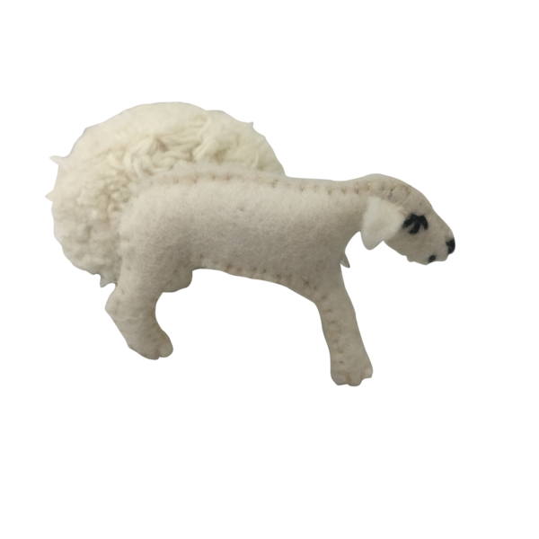 Papoose Toys Papoose Toys Sheep with removable coat 6