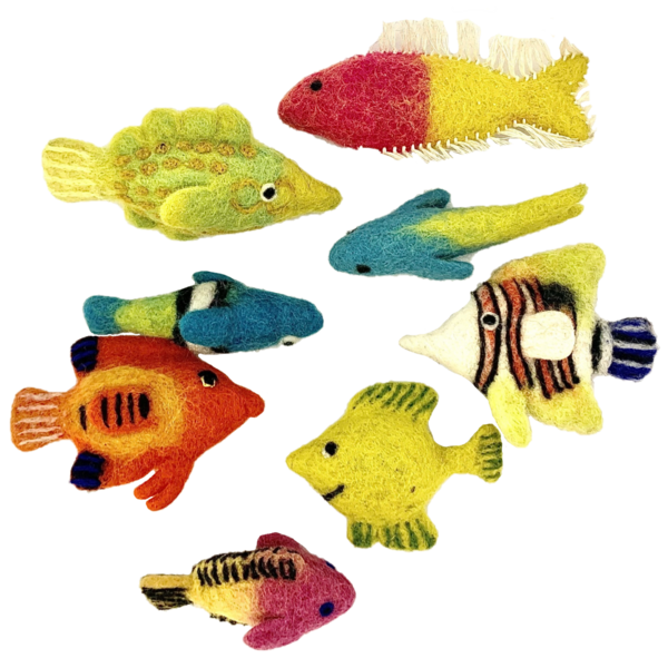 Papoose Toys Papoose Toys Tropical Fish 8pc