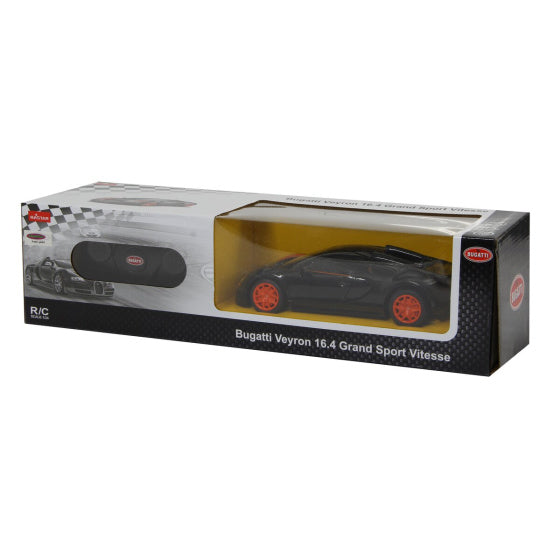 Rastar RC Bugatti Grand Sport Vitesse 27 MHz 1:24 zwart