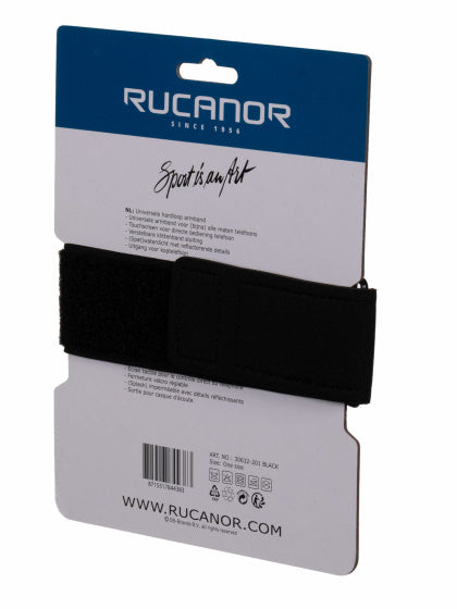 Rucanor Running Phone armband universeel unisex zwart