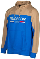 Rucanor Trevor sweater hoodie heren blauw beige maat XL