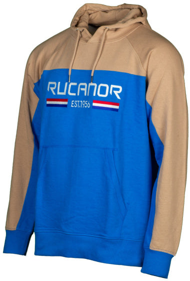 Rucanor Trevor sweater hoodie heren blauw beige maat L