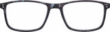 Solar Leesbril SLR03 unisex acryl zwart sterkte +3,00