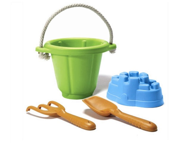 Green Toys Strandset met emmer, hark en schep