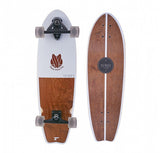Tempish Longboard Surfy 82,5 x 23,5 cm wit bruin