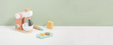 Tooky toy Houten Keukenmixer met Accessoires 7-delig