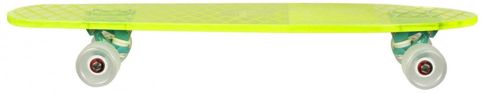Volten Longboard Neon Clear Yellow 68,5 cm acryl geel
